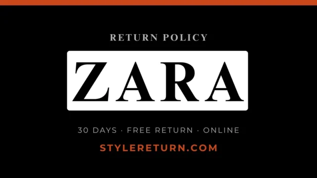 Zara Return Policy Details