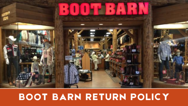 Boot Barn Return Policy